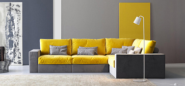 Диваны в интерьере гостиной-40, современный диван Элизиум в двух цветах на заказ